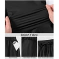 thumbnail image 2 of Lavenicole Men's Casual Athletic Shorts, Lightweight Workout Hiking Shorts 9" with 4 Pockets Black 32W, 2 of 7