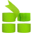 thumbnail image 1 of DENNECREPE Rouleaux de Fête en Papier Crêpe Édition Spéciale Streamer (Vert Lime 4 Rouleaux 290 Pieds au Total), 1 of 8