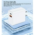 thumbnail image 3 of 20W USB C Fast Charger, 2-Pack Dual Port PD Power Adapter Wall Charger Block Compatible with iPhone 15/15 Pro/15 Pro Max/15 Plus/14/13/12/11, XS/X, iPad, Watch, Google Pixel, Samsung Galaxy & More, 3 of 6