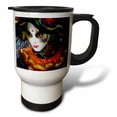 thumbnail image 4 of 3drose, Venice, Italy. Close up Carnival Participant Wearing Mask and Costume, 14oz Stainless Steel Travel Mug, 4 of 4