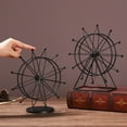 thumbnail image 4 of Ferris Wheel Ornament Creative Metal Art Figurines Home Desk Decor Gift, 4 of 14