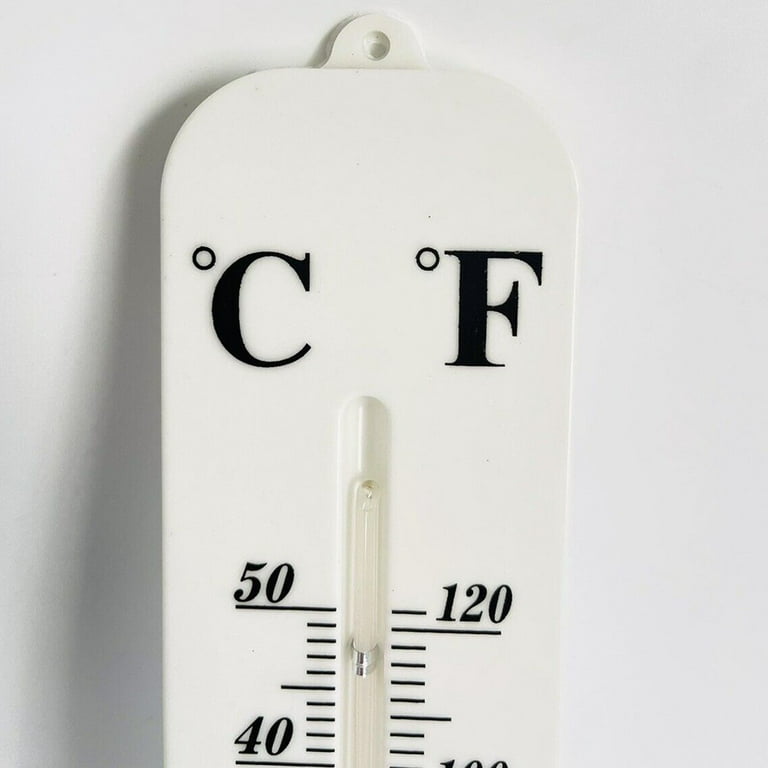 Thermometer For Measuring Air Temperature. White Background