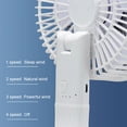 thumbnail image 4 of Ventilador Portátil Ruido Ligero 3 Viento Del Multifuncional Handheld USB Recargable para La Oficina en Casa, 4 of 9