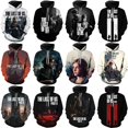 thumbnail image 2 of Sudadera con capucha con estampado 3D de The Last Of Us Part II para hombre y mujer, estilo hip hop, informal, de gran tamaño, 2 of 5