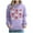 #0343-Purple, variant on Uootdi Women's Christmas Printed Off Shoulder Sleeves Pocket Long Sleeved Top Hooded Sweatshirt Gift