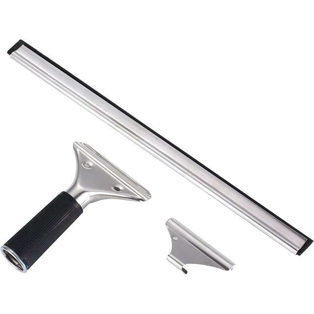 Limpiaparabrisas de limpieza de agua para el hogar de acero inoxidable para la ventana de baño de 35cm. Feliz Sencillez