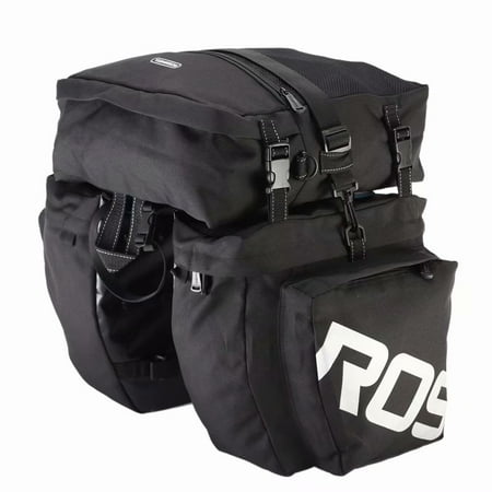 ROSWHEEL 3-in-1 Waterproof Bicycle Cycling Pannier Bag Gear Pack