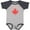 Baseball Heather and Navy, variant on Inktastic Canada Maple Leaf Boys or Girls Baby Bodysuit