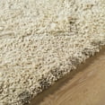 thumbnail image 6 of Hauteloom Yurem Boho Hand Tufted Natural Fiber Wool Shag Area Rug - Tribal Southwestern Carpet for Living Room, Bedroom, Dining Room - High Pile - Beige, Taupe, Tan - 5' x 7'6", 6 of 6