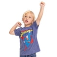 thumbnail image 6 of DC Comics Toddler Boys' Superman Graphic Tee with Short Sleeves, Sizes 12M-5T, 6 of 6