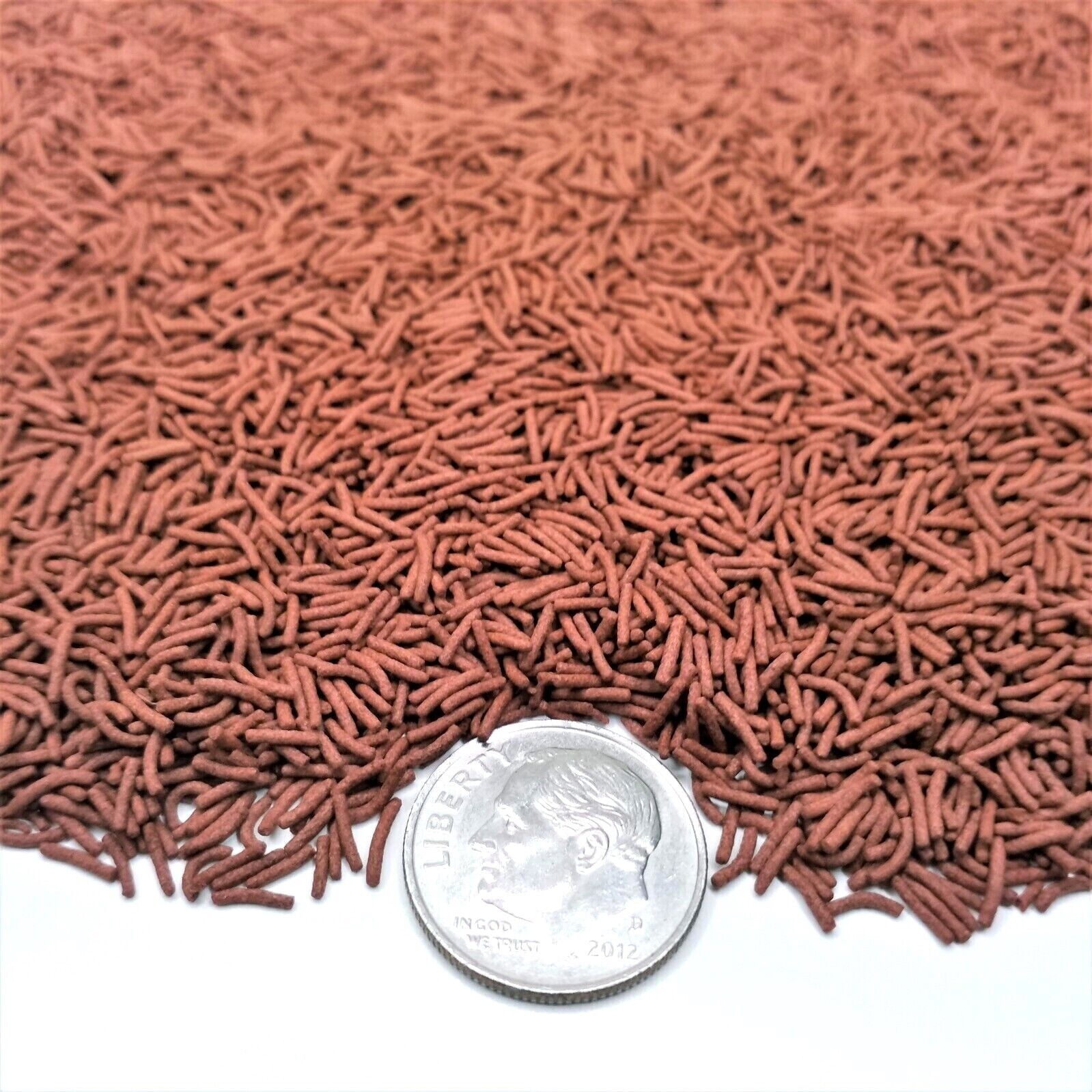 Worm Like Intense Color Enhancing Sinking Micro Sticks for Discus, Cichlids, Koi and Pond Fish, All Tropical Fish…4-lb Lg Jar