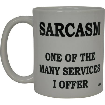 

Best Funny Coffee Mug sarcasm One Of The many services I Offer Sarcastic Novelty Cup Joke Great Gag Gift Idea For Men Women Office Work Adult Humor Employee Boss Coworkers