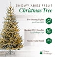 thumbnail image 2 of Home Heritage Snowy Abies 6' 500 LED Prelit Artificial Christmas Tree, Green, 2 of 12