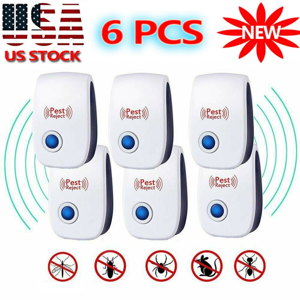 5Pack Ultrasonic Pest Repeller Electronic Control Repellent Mice Rat Reject Plug 
