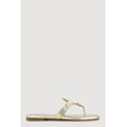 thumbnail image 2 of Women's Faux Leather Cut Out Pendant Thong Sandals, 2 of 3
