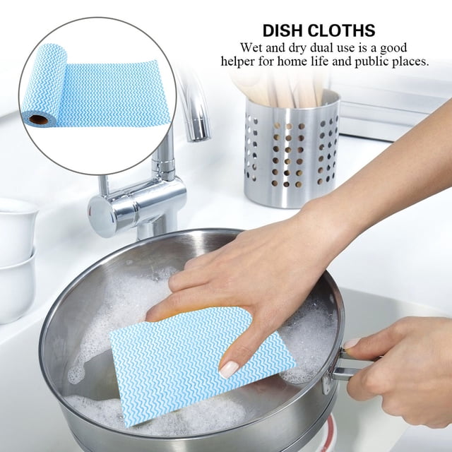 Dish Cloths, Made Of Premium Non-woven Fabric Material Multi-layer Pressing Free Cutting for Kitchen