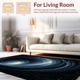 thumbnail image 2 of ODIKA 4'x6' Machine Washable Non-Slip Area Rug, Cosmic Swirls Dark Nebula Inspired High Traffic Rug, Blue, 149499, 2 of 7