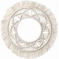 thumbnail image 1 of Round Macrame Wall Decoration Boho Handmade Woven Wall Hanging, 32*32 - Style 1, 1 of 5