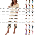 thumbnail image 3 of Womens 2 Piece Capri Sets,V Neck Short Sleeve Casual Matching Sets,Summer Loungewear Set with Elastic Waist Pants,Soft Lightweight Comfy Outfit for Daily Wear Black L, 3 of 6