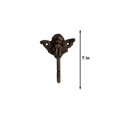 thumbnail image 2 of FantasHome Wall Mounted Cast Iron Home Décor Single Hook - Small Angel, 2 of 5