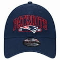 thumbnail image 2 of Men's New Era Navy New England Patriots Outline 9FORTY Snapback Hat, 2 of 6