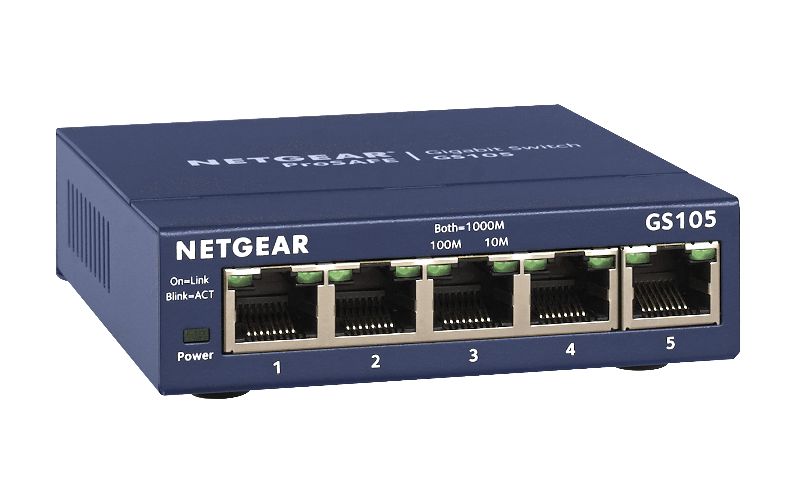 Netgear 5-Port Gigabit Ethernet Unmanaged Switch GS105NA - The