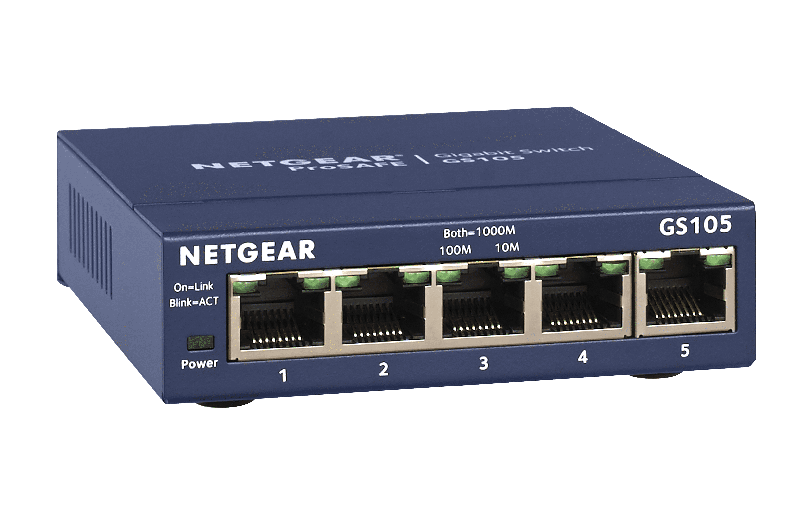 NETGEAR 5-Port Gigabit Ethernet Switch, Desktop, Auto Duplex, Auto