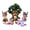C, variant on OIUR Grandpa Tree Figurine Resin Mini Gnome Statues Flower Fairy Miniatures Collectibles Fairy Garden Accessories for Indoor Outdoor Potted Plant Decoration