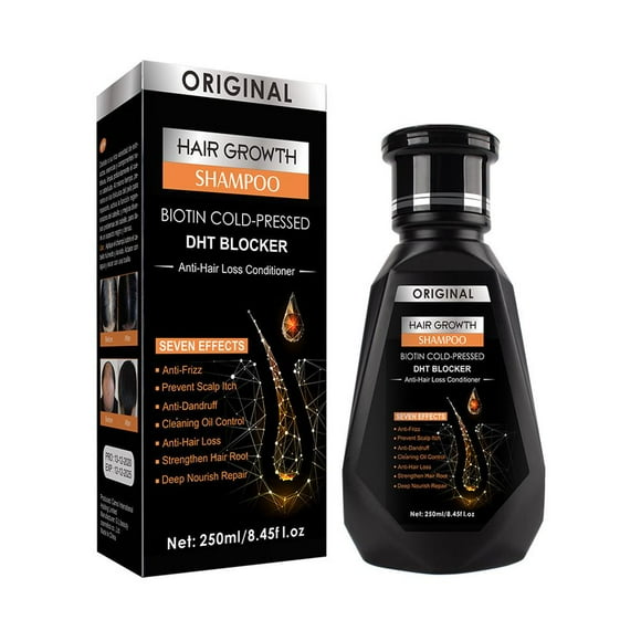 liraijei Anti Hair Loss Shampoo Natural Ginger Hair Growth Shampoo for Men & Women D7D9