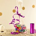 thumbnail image 3 of 100 Yard Holographic Curling Ribbon Roll, Iridescent Laser Gift Wrapping String for Balloons, Birthday, Wedding, Christmas and Party Decorations, Purple, 3 of 4