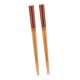 thumbnail image 5 of 2 pares de palitos de madera rojos con agarre cómodo. Regalo ideal. 22,5 cm de longitud. Estilo B, 5 of 9