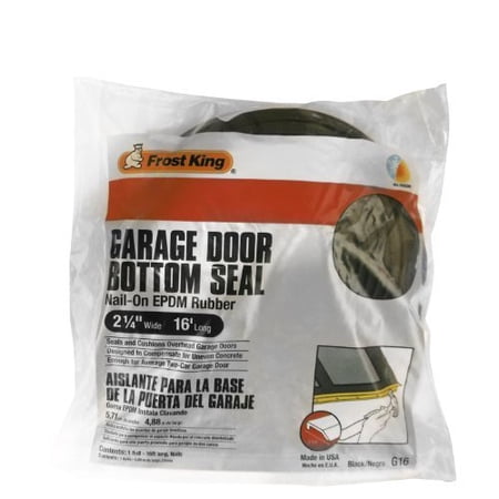 garage door frost king seal bottom foot rubber inch nail