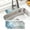 Marble, variant on Sink Faucet Absorbing Mat, 2 Pack Drying Mat Around Faucet Sink Splash Guard Behind Faucet Sinkmat For Kitchen Bathroom Island Rv 15 * 5.5 Inch (38 * 14 cm)