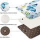 thumbnail image 5 of Juego de cortina de ducha con diseño de rosas rosas, tapa de inodoro y alfombrillas antideslizantes, 4 piezas de cortina de ducha con diseño de mariposas y flores de primavera para baño, juego de, 5 of 7
