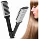 thumbnail image 1 of wonima11 Boar Clamp Hair Brush Straightener No Electric,Hair Detangler Brush Hair Styling Tool Double Side Hair Comb Straightener Clamp Hair Straightening Comb Styling Tools Boar Bristle, 1 of 1