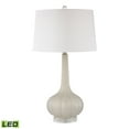 thumbnail image 1 of Abbey Lane Ceramic LED Table Lamp in Off White, 1 of 2