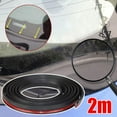 thumbnail image 4 of Universal 2m EPDM Rubber Sealing Strip - Waterproof, Dustproof, Soundproof for All Cars - Black, 4 of 8