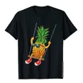 thumbnail image 2 of Divertida camiseta swinger con piña que se balancea, camiseta predominante para hombres, camisetas de estilo simple, camisas de algodón vintage, 2 of 5