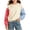 Wine, variant on NEBWOAK Little Girls Colorblock Crewneck Sweatshirt, Loose Fit Drop Shoulder, Soft Stretchy in Blue,Size 7-8 T