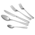thumbnail image 3 of 20-Piece Flatware Set, Stainless Steel Cutlery Tableware Dinnerware Utensils Set Service for 4 People - Knives, Tablespoons, Teaspoons, Forks, Dessert Forks, 3 of 6