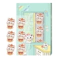 thumbnail image 1 of 30 pegatinas para mascarillas perfumadas, para almohadas de tela Amarillo gato naranja, 1 of 8