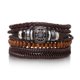 thumbnail image 1 of Pulsera De Cuero Multicapa De Metal Punk Gótico Vintage/Para Hombre & amp ; Brazaletes Masculinos Joyería De Brazo Al Por Mayor, 1 of 4