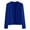 Blue, variant on CILENON Trendy Outfits for Women 2024 Women's Long Sleeve Ice Silk Knit Skirt V Neck Cardigan (Red,XXXXL)
