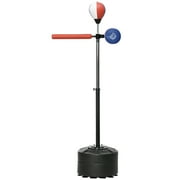 Soozier Speed Bag Boxing Bag Stand Reflex Training Equipment, Blue and Red