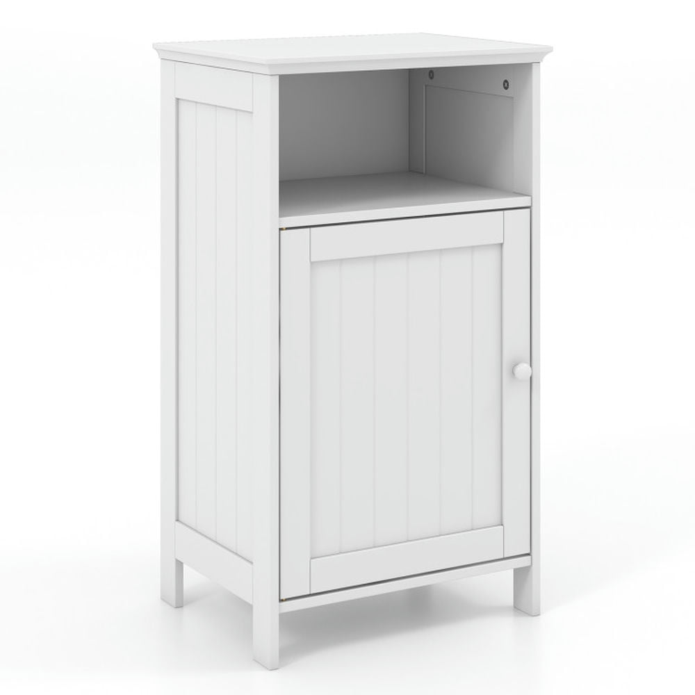 Finihen Bathroom Storage Cabinet, Bathroom Floor Cabinet, Bathroom Freestanding Adjustable Shelf Floor Storage Cabinet, for Bathroom, Living Room, Bedroom, Kitchen, White Finihen Bathroom Storage Cabinet, Bathroom Floor Cabinet, Bathroom Freestanding Adjustable Shelf Floor Storage Cabinet, for Bathroom, Living Room, Bedroom, Kitchen, White