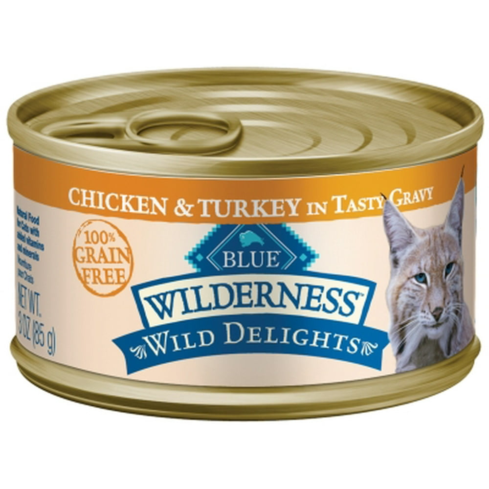 (24 Pack) Blue Buffalo Wilderness Grain-Free Chicken & Turkey Recipe