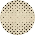 thumbnail image 1 of Ahgly Company Machine Washable Indoor Round Transitional Moccasin Beige Area Rugs, 3' Round, 1 of 7