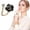 black, variant on cpengpj Vivid Black Rose Flower Minority Open Fashion Statement Rings for Women Crystal Blooming Wrap Finger Band Engagement Wedding Stacking Ring