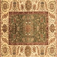thumbnail image 1 of Ahgly Company Indoor Square Oriental Brown Traditional Area Rugs, 6' Square, 1 of 4