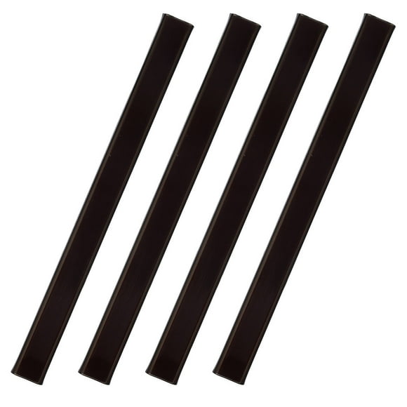 HONITANO Wire Cord Hiders 4Pcs Black Plastic Cable Protectors For Indoor Use